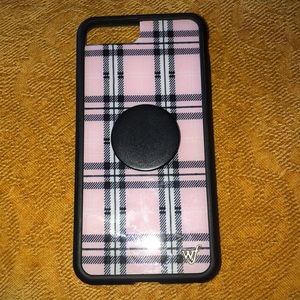 Pink Plaid Wildflower Cases Case